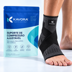 [LEVE 2 PAGUE 1] Suporte de Compressão Ajustável para Tornozelo Kavora MoveFlex