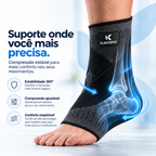 [LEVE 2 PAGUE 1] Suporte de Compressão Ajustável para Tornozelo Kavora MoveFlex